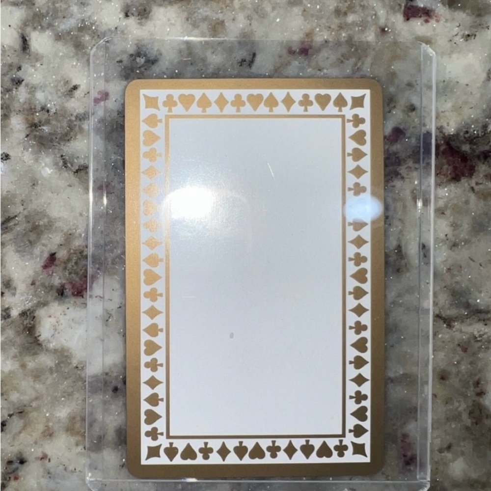 Tiffany & Co. JOKER Playing Card in Clear Display Case - Picture 2 of 4